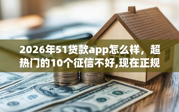 2026年51贷款app怎么样，超热门的10个征信不好,现在正规平台好下款推荐