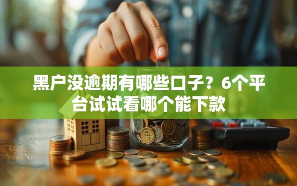 黑户没逾期有哪些口子？6个平台试试看哪个能下款