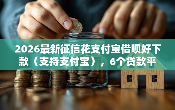 2026最新征信花支付宝借呗好下款（支持支付宝），6个贷款平台推荐无私分享