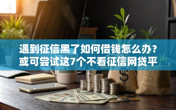 遇到征信黑了如何借钱怎么办？或可尝试这7个不看征信网贷平台放款快的平台