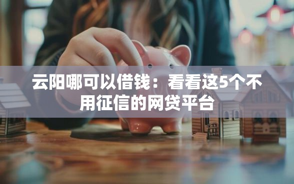 云阳哪可以借钱：看看这5个不用征信的网贷平台