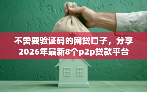 不需要验证码的网贷口子，分享2026年最新8个p2p贷款平台
