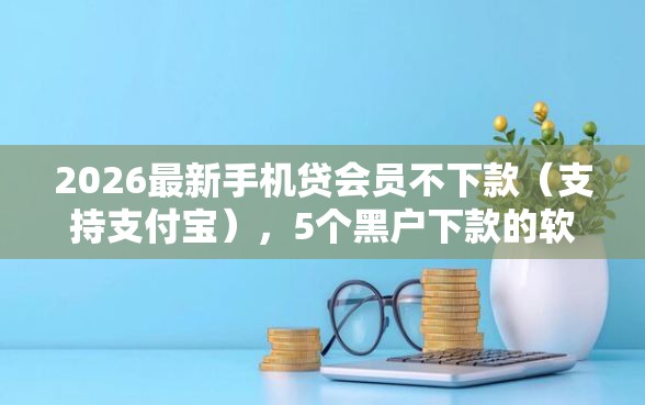 2026最新手机贷会员不下款（支持支付宝），5个黑户下款的软件无私分享