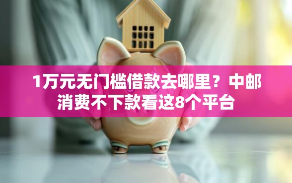 1万元无门槛借款去哪里？中邮消费不下款看这8个平台