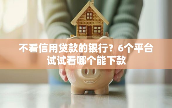 不看信用贷款的银行?6个平台试试看哪个能下款 不看信用贷款的银行?6个平台试试看哪个能下款