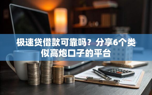 极速贷借款可靠吗？分享6个类似高炮口子的平台