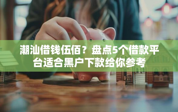 潮汕借钱伍佰？盘点5个借款平台适合黑户下款给你参考