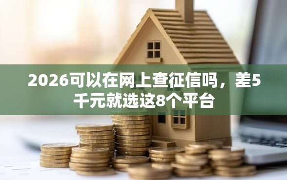 2026可以在网上查征信吗，差5千元就选这8个平台