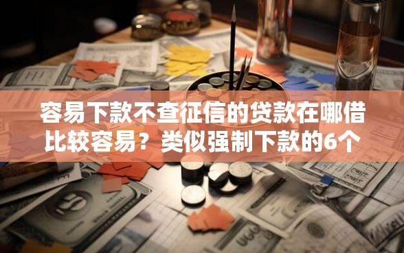 容易下款不查征信的贷款在哪借比较容易？类似强制下款的6个口子参考