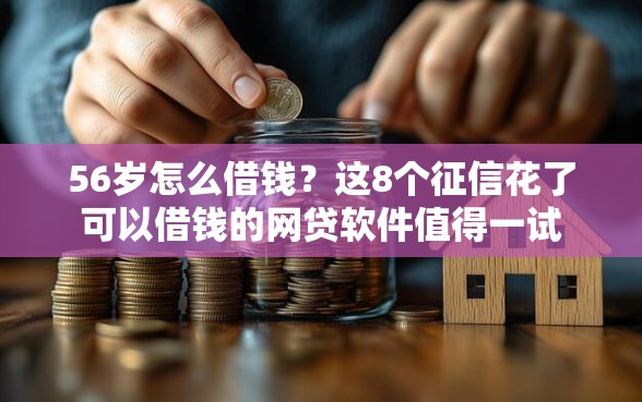56岁怎么借钱？这8个征信花了可以借钱的网贷软件值得一试