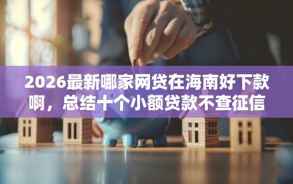 2026最新哪家网贷在海南好下款啊，总结十个小额贷款不查征信的平台！