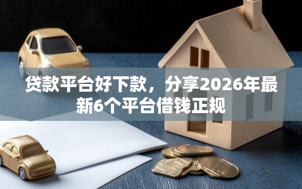 贷款平台好下款，分享2026年最新6个平台借钱正规