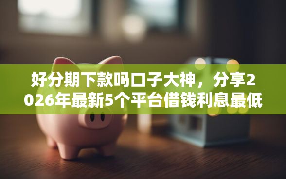 好分期下款吗口子大神，分享2026年最新5个平台借钱利息最低