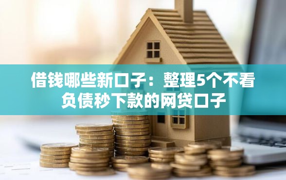 借钱哪些新口子：整理5个不看负债秒下款的网贷口子