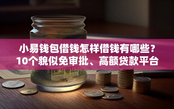 小易钱包借钱怎样借钱有哪些？10个貌似免审批、高额贷款平台合集
