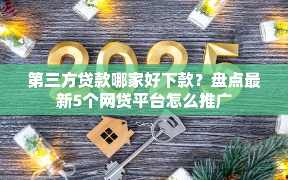 第三方贷款哪家好下款？盘点最新5个网贷平台怎么推广