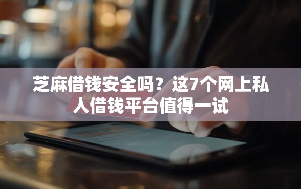 芝麻借钱安全吗？这7个网上私人借钱平台值得一试