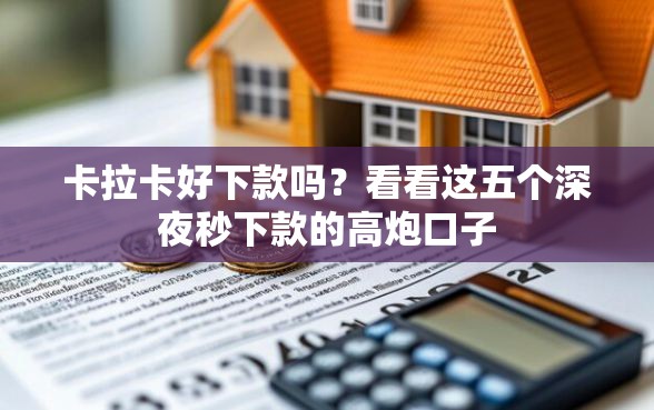 卡拉卡好下款吗？看看这五个深夜秒下款的高炮口子