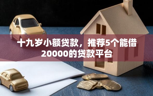 十九岁小额贷款，推荐5个能借20000的贷款平台