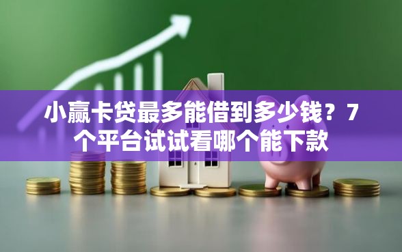 小赢卡贷最多能借到多少钱？7个平台试试看哪个能下款