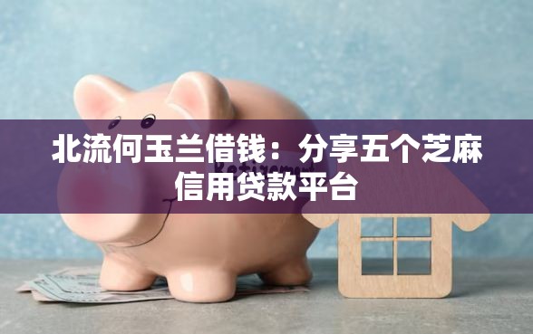 北流何玉兰借钱：分享五个芝麻信用贷款平台