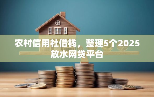 农村信用社借钱，整理5个2025放水网贷平台