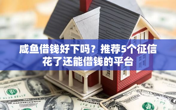 咸鱼借钱好下吗？推荐5个征信花了还能借钱的平台