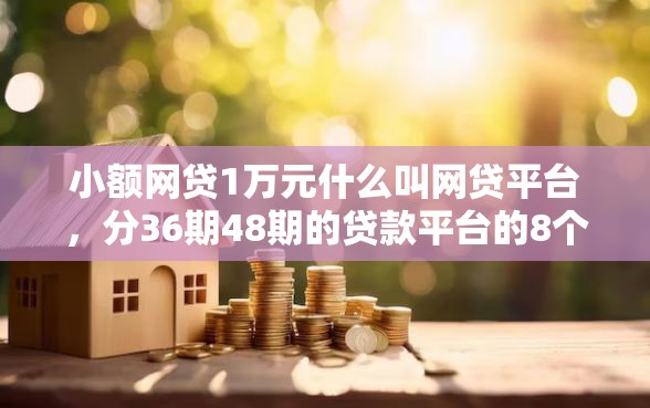 小额网贷1万元什么叫网贷平台，分36期48期的贷款平台的8个平台介绍