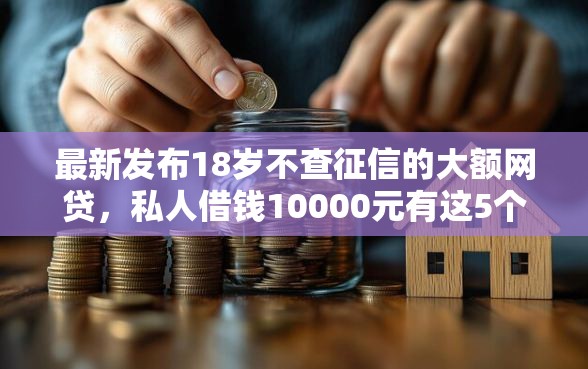 最新发布18岁不查征信的大额网贷,私人借钱10000元有这5个渠道 最新发布18岁不查征信的大额网贷,私人借钱10000元有这5个渠道