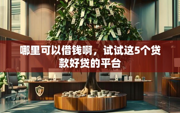 哪里可以借钱啊，试试这5个贷款好贷的平台