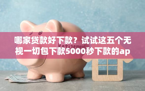 哪家贷款好下款？试试这五个无视一切包下款5000秒下款的app