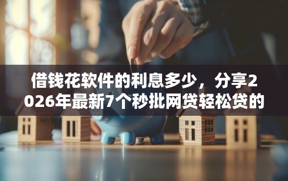 借钱花软件的利息多少，分享2026年最新7个秒批网贷轻松贷的口子