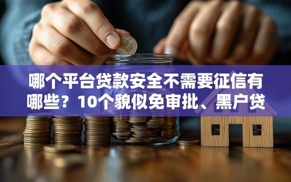 哪个平台贷款安全不需要征信有哪些？10个貌似免审批、黑户贷款马上下款的口子合集