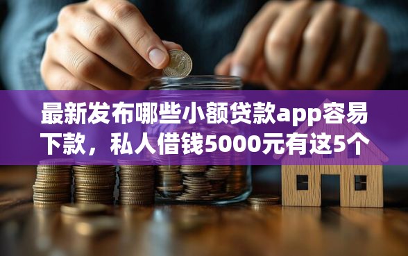 最新发布哪些小额贷款app容易下款，私人借钱5000元有这5个渠道