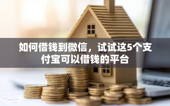 如何借钱到微信，试试这5个支付宝可以借钱的平台