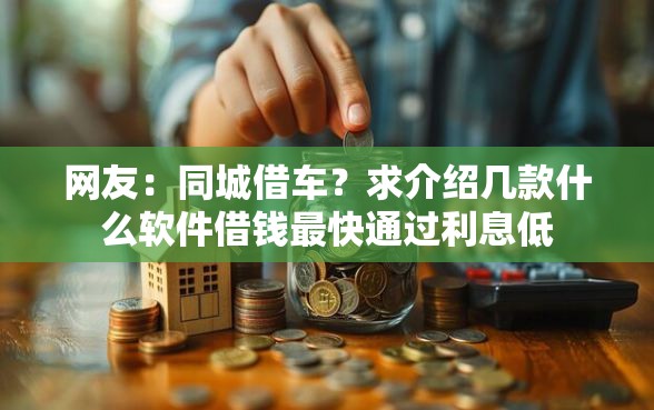 网友：同城借车？求介绍几款什么软件借钱最快通过利息低