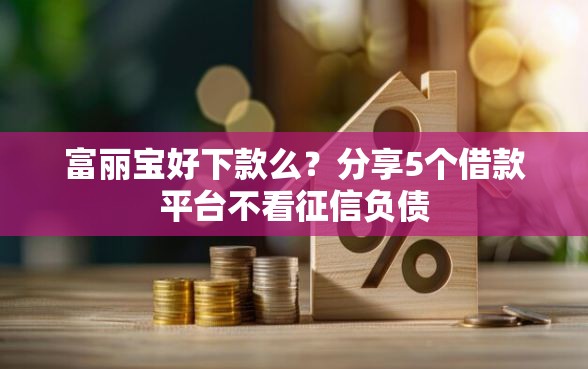 富丽宝好下款么？分享5个借款平台不看征信负债