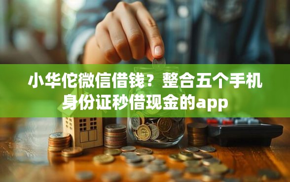 小华佗微信借钱？整合五个手机身份证秒借现金的app