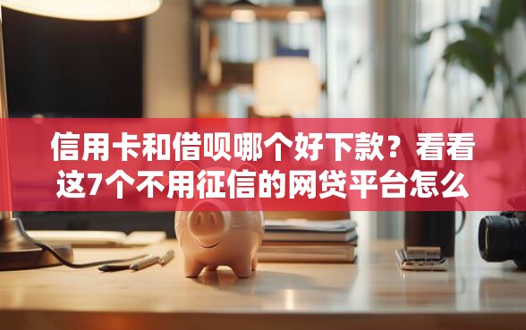 信用卡和借呗哪个好下款？看看这7个不用征信的网贷平台怎么样