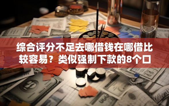 综合评分不足去哪借钱在哪借比较容易？类似强制下款的8个口子参考