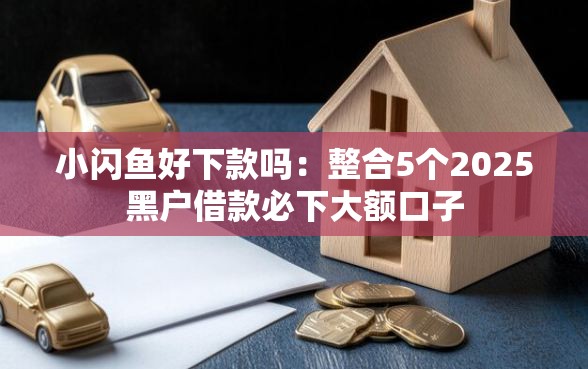 小闪鱼好下款吗：整合5个2025黑户借款必下大额口子