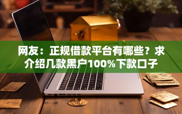 网友：正规借款平台有哪些？求介绍几款黑户100%下款口子
