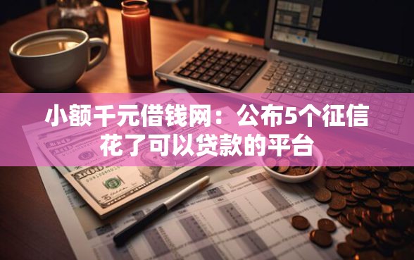 小额千元借钱网：公布5个征信花了可以贷款的平台