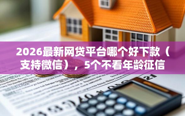 2026最新网贷平台哪个好下款(支持微信),5个不看年龄征信负债的软件无私分享 2026最新网贷平台哪个好下款(支持微信),5个不看年龄征信负债的软件无私分享