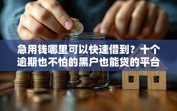急用钱哪里可以快速借到？十个逾期也不怕的黑户也能贷的平台