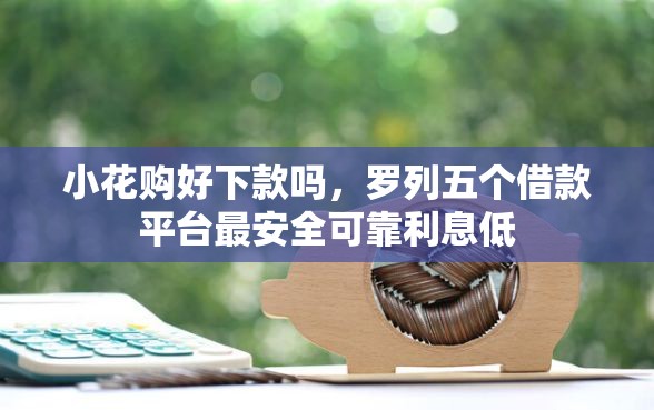 小花购好下款吗，罗列五个借款平台最安全可靠利息低