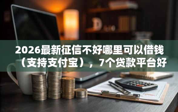 2026最新征信不好哪里可以借钱（支持支付宝），7个贷款平台好贷无私分享