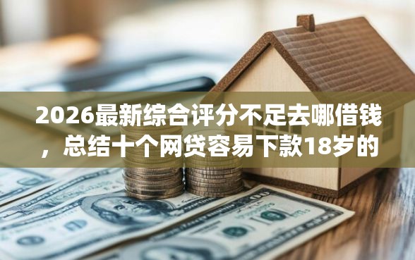 2026最新综合评分不足去哪借钱，总结十个网贷容易下款18岁的app！