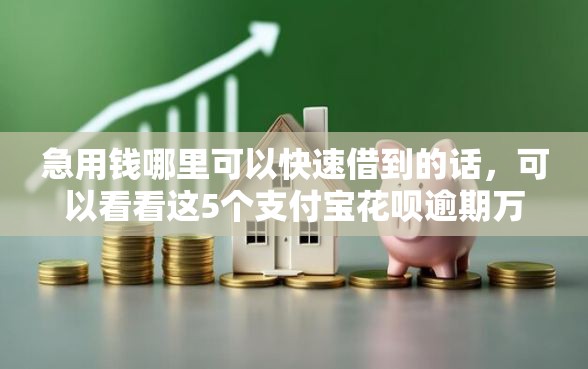 急用钱哪里可以快速借到的话,可以看看这5个支付宝花呗逾期万元快速贷款平台 急用钱哪里可以快速借到的话,可以看看这5个支付宝花呗逾期万元快速贷款平台