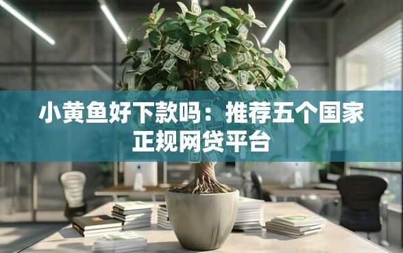 小黄鱼好下款吗：推荐五个国家正规网贷平台